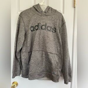 Adidas Heather Gray Pullover Hoodie